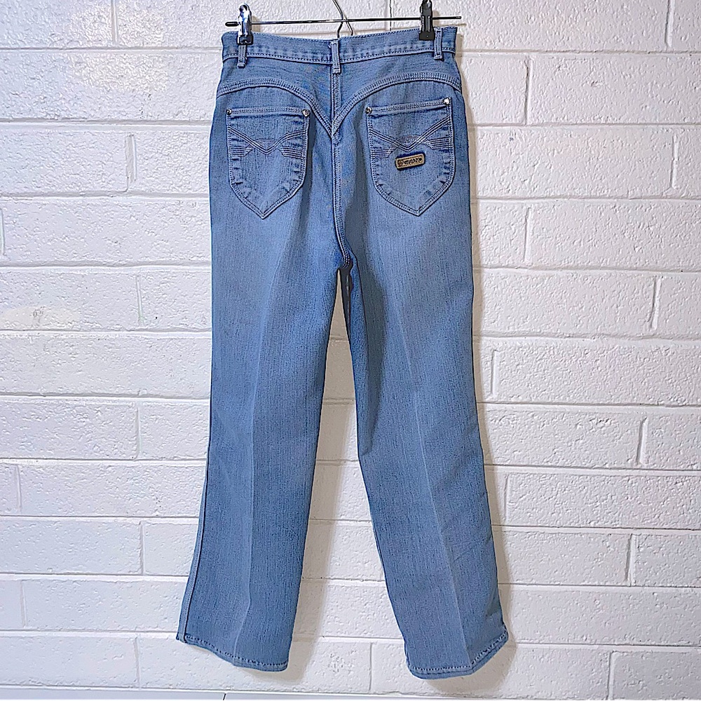 Vintage 1980s Gitano Ladies Jeans Butt Flattering Back  Curved Waist 27 x 27.5 P